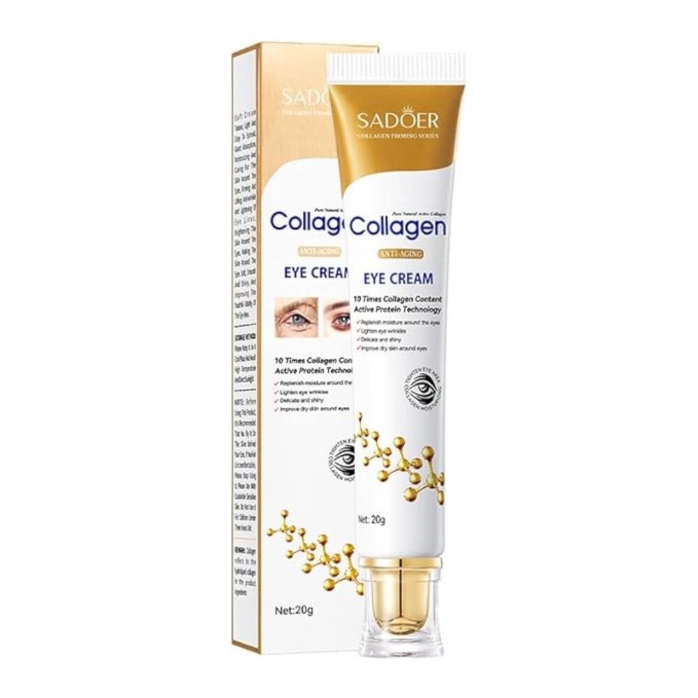 Gold and White Eye Cream for Radiant Skin